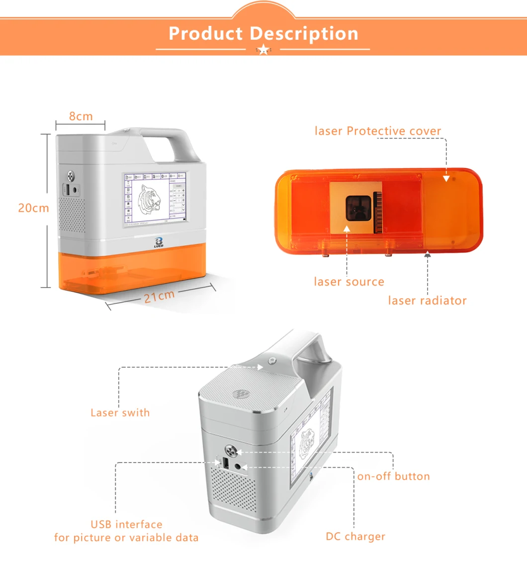 5W Diode Laser Engraving Equipment Keyboard Laser Marking System Acrylic Laser Marking Systems Laser Marking System Machine