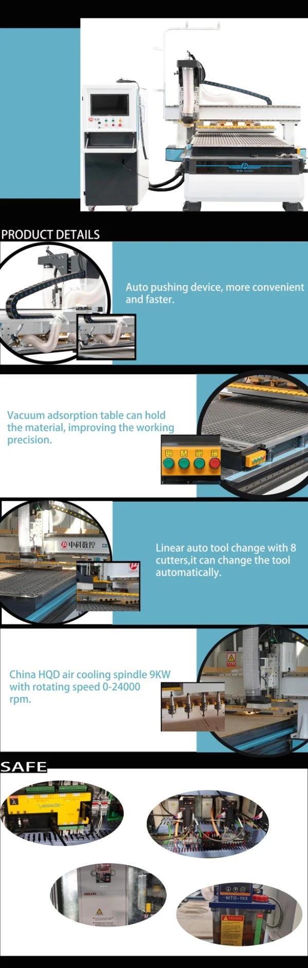 Linear Atc CNC Router Machine for Sale