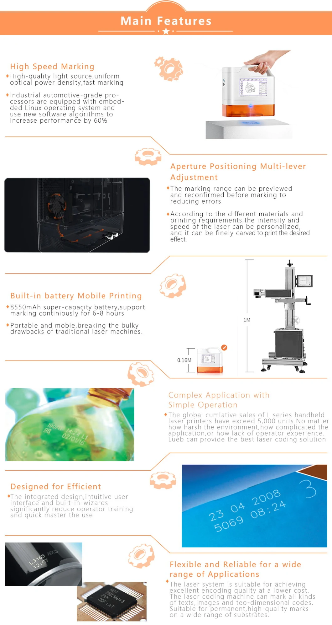 5W Diode Laser Engraving Equipment Keyboard Laser Marking System Acrylic Laser Marking Systems Laser Marking System Machine